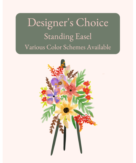Designer Choice Standing Spray – CARMIN'S FLOWER SHOP, Laredo TX