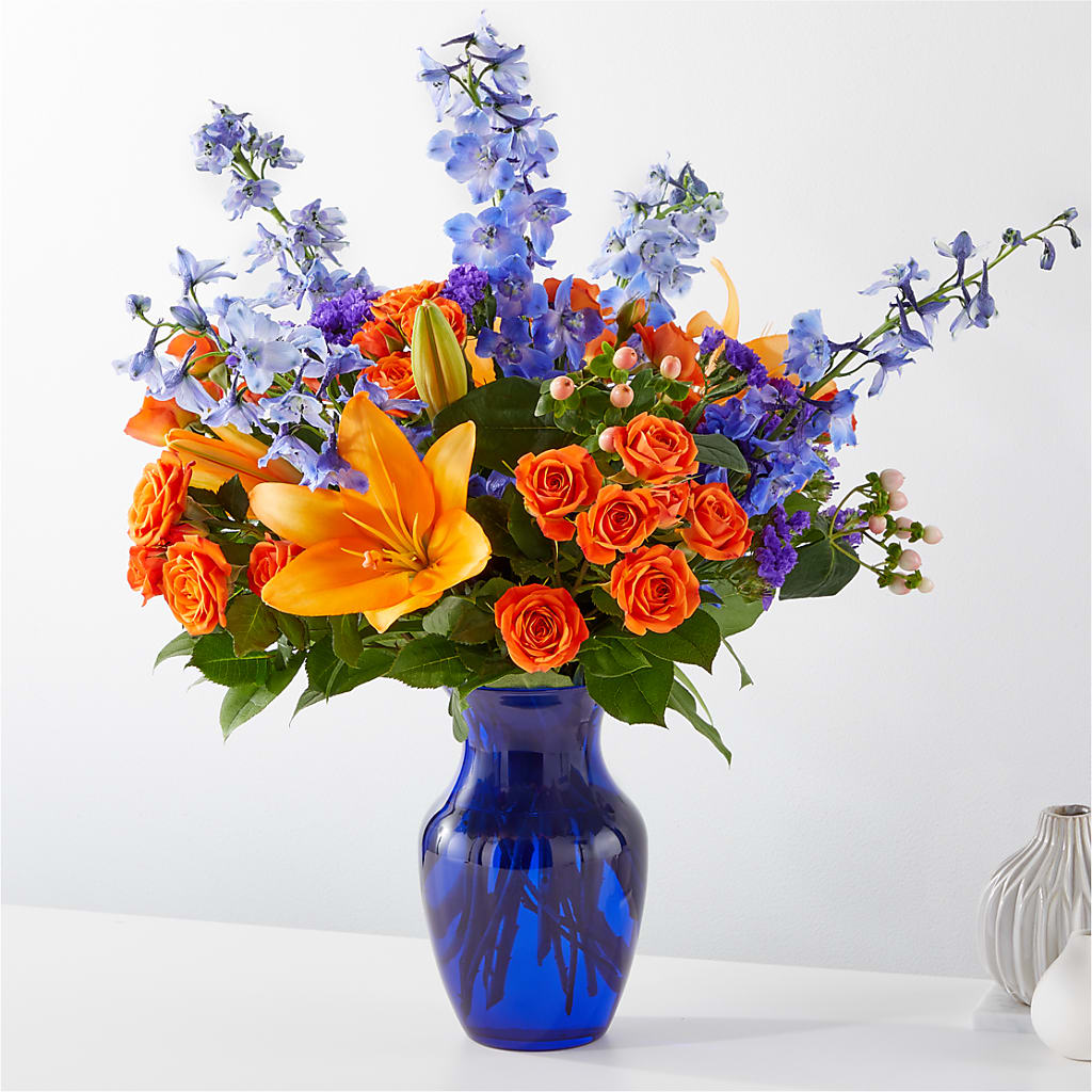 Radiant Citrus Bouquet – CARMIN'S FLOWER SHOP, Laredo TX