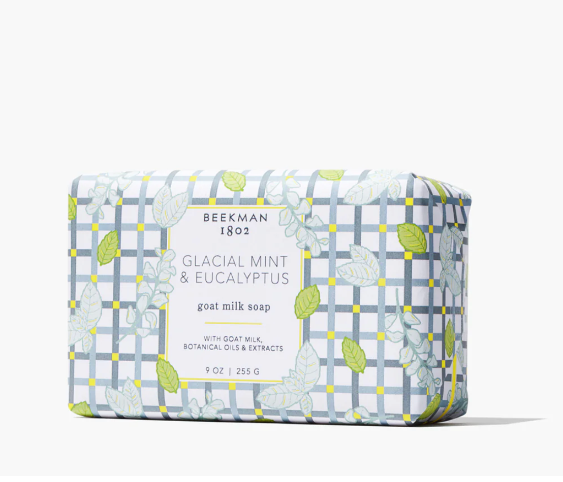 Glacial Mint & Eucalyptus Goat Milk Soap - Beekman 1802 – CARMIN'S FLOWER SHOP, Laredo TX