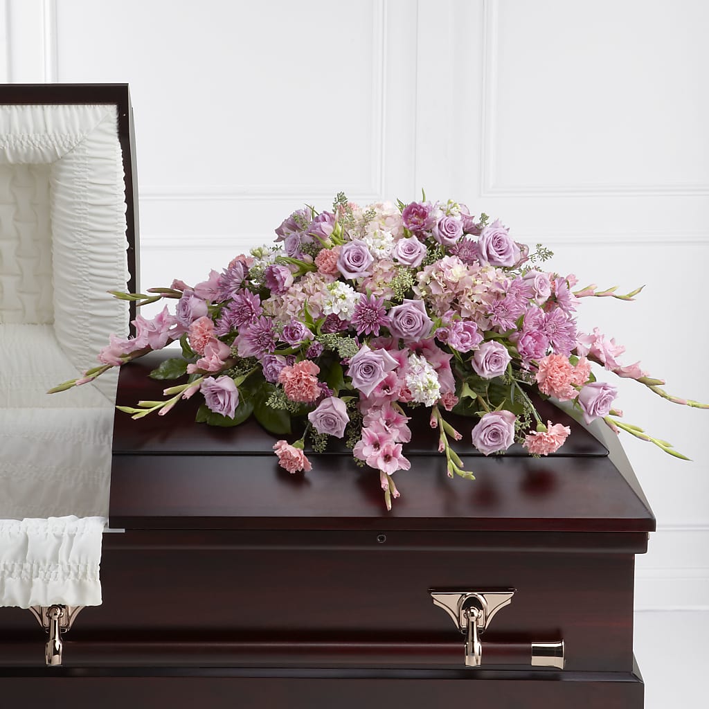 Immorata Casket Spray – CARMIN'S FLOWER SHOP, Laredo TX