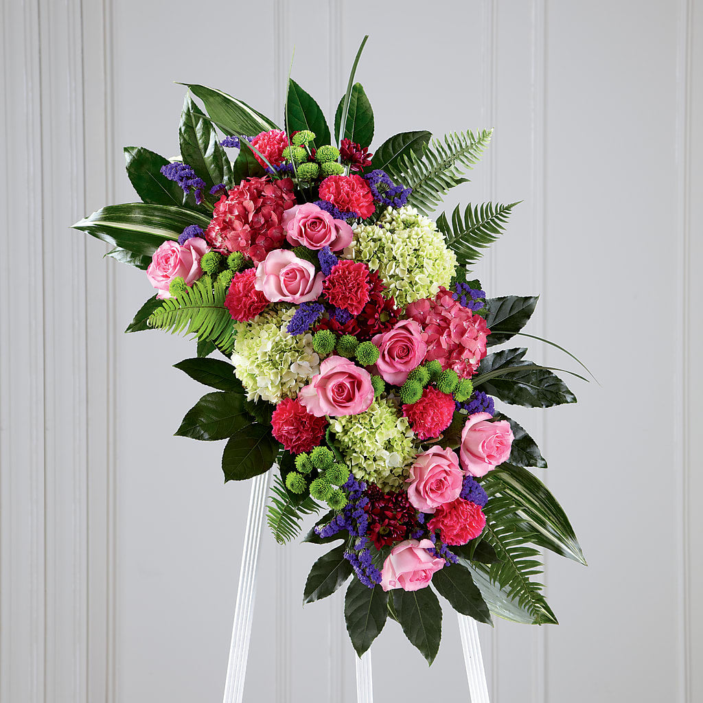Refreshing Mix Standing Spray – CARMIN'S FLOWER SHOP, Laredo TX