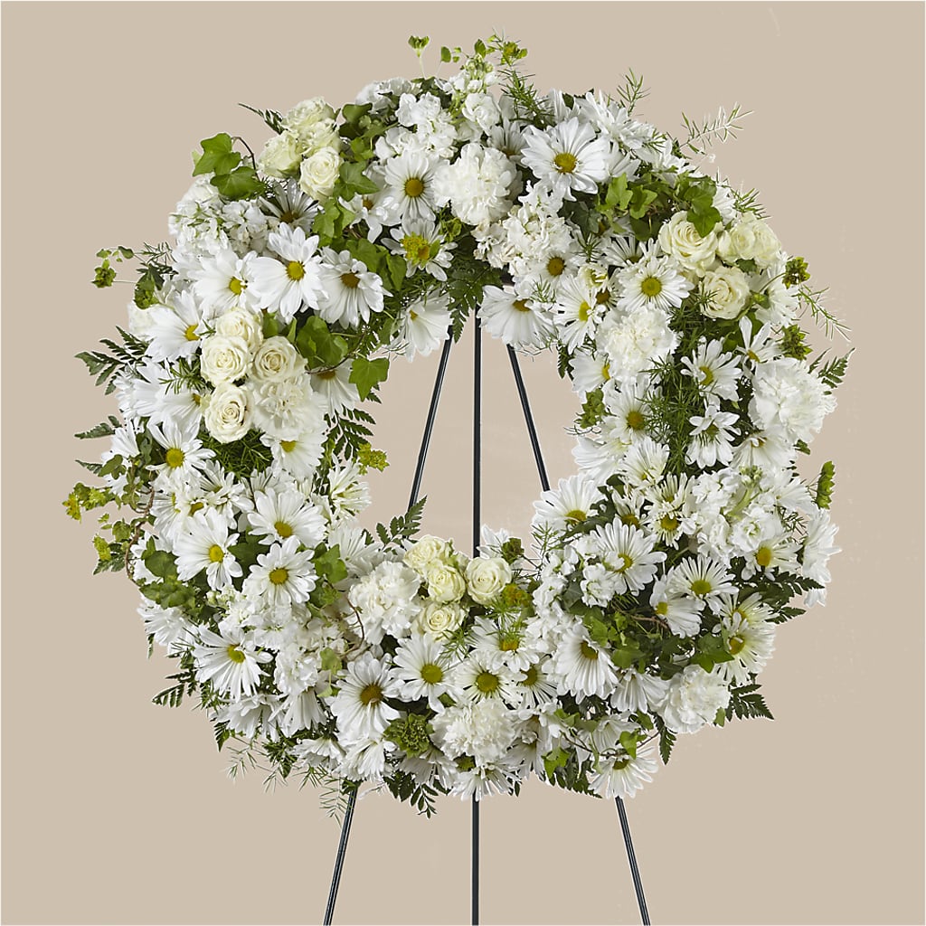 Faithful Wishes Wreath – CARMIN'S FLOWER SHOP, Laredo TX