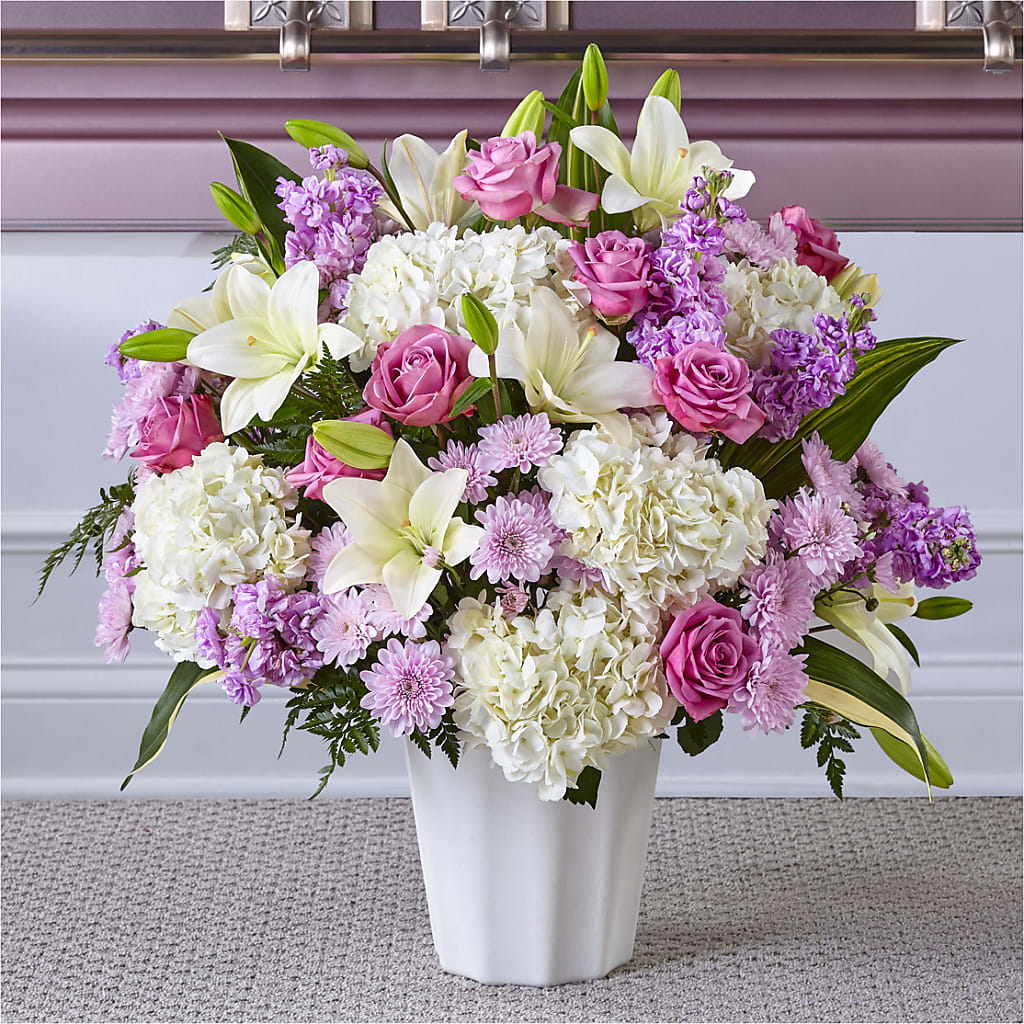 Heaven Sent Floor Basket – CARMIN'S FLOWER SHOP, Laredo TX