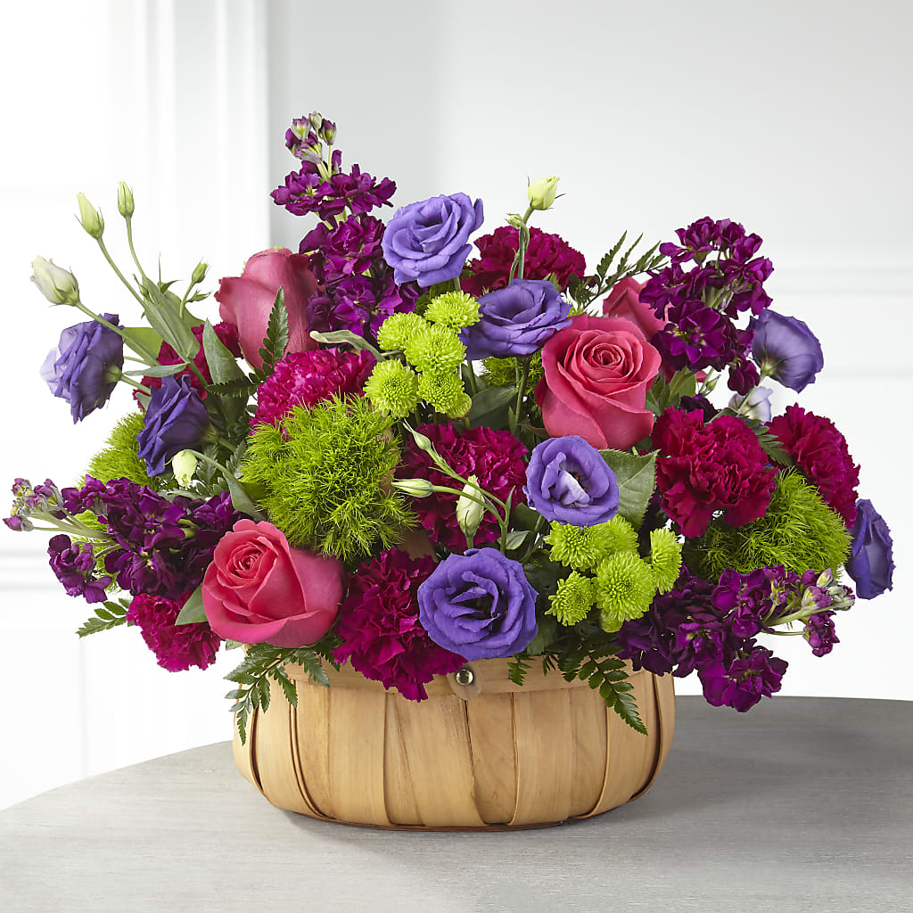 Serene Sanctuary Basket – CARMIN'S FLOWER SHOP, Laredo TX