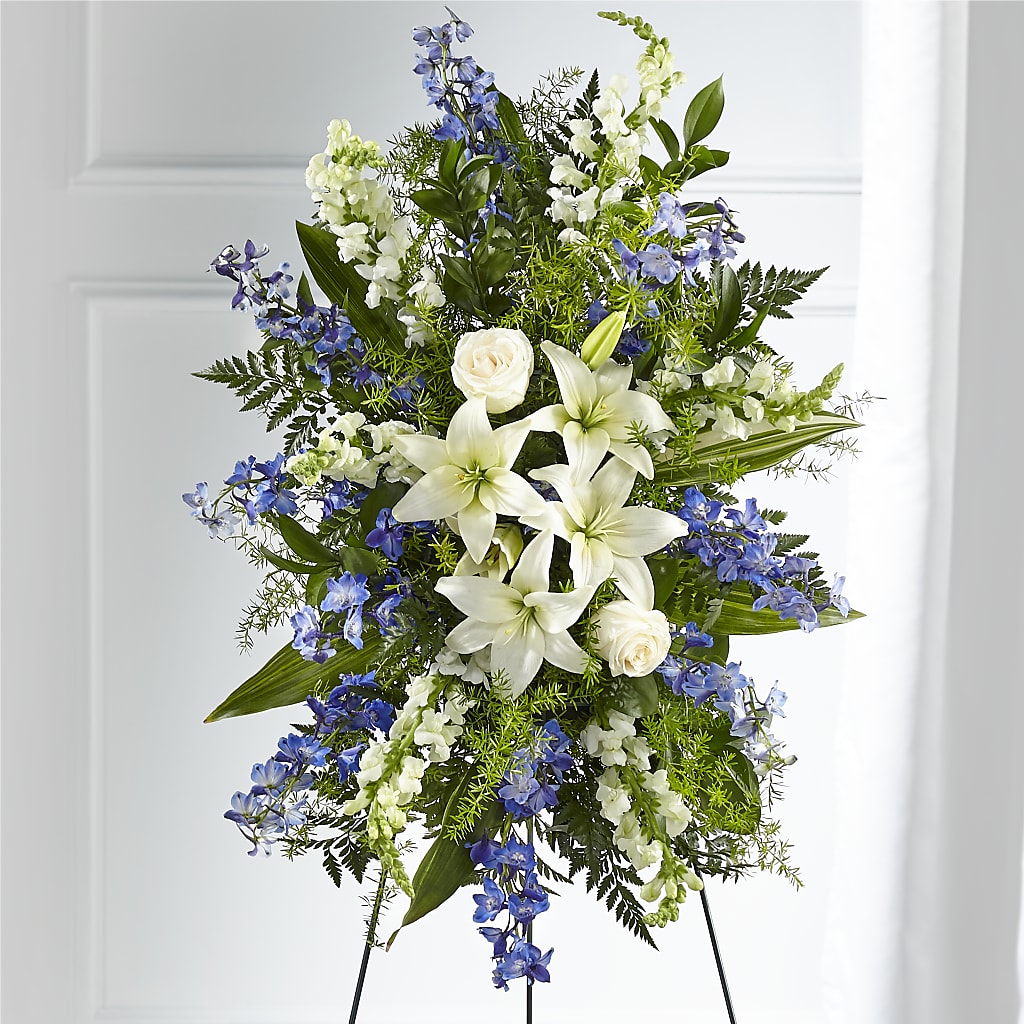 Faithful Friend Standing Spray – CARMIN'S FLOWER SHOP, Laredo TX