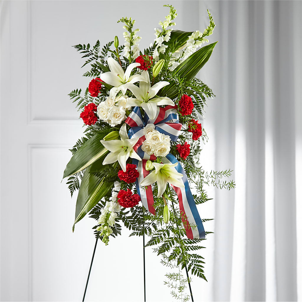 Stars of Life Standing Spray – CARMIN'S FLOWER SHOP, Laredo TX