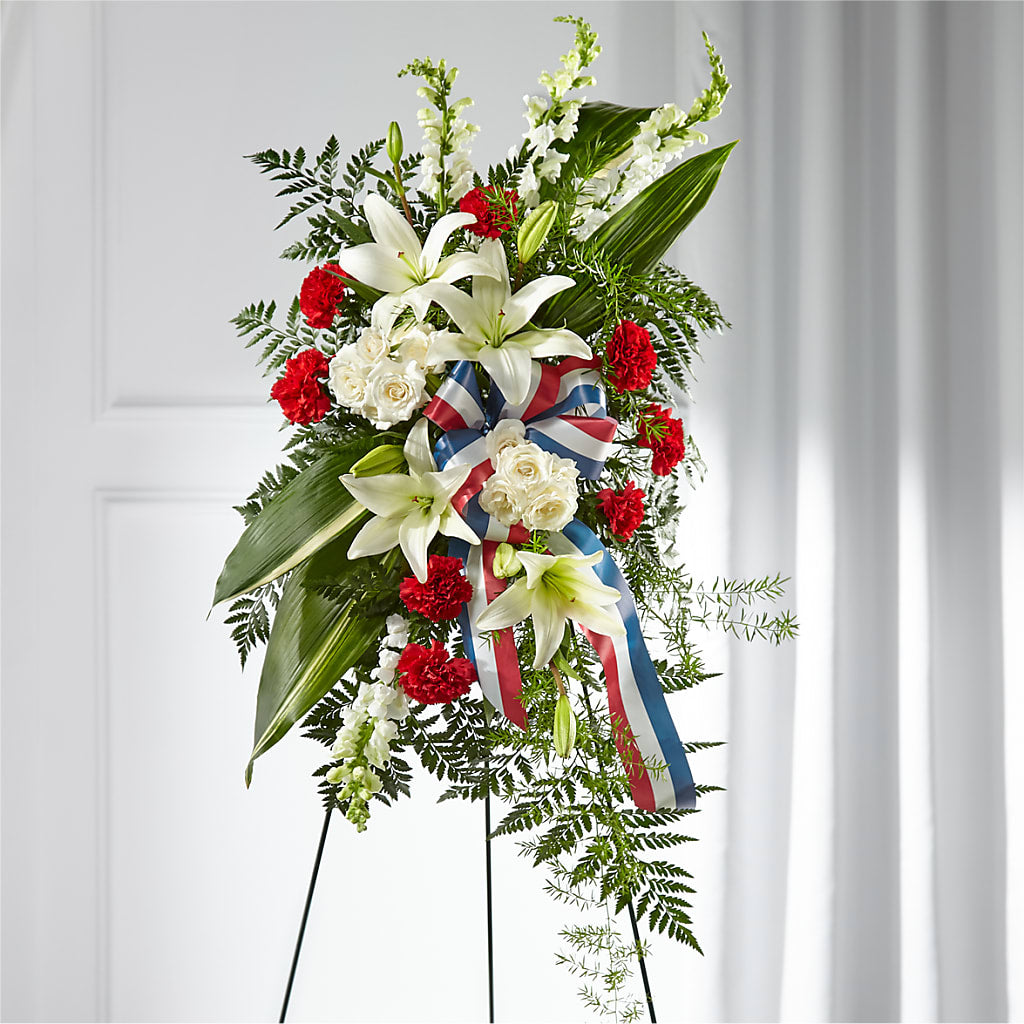 Stars of Life Standing Spray – CARMIN'S FLOWER SHOP, Laredo TX