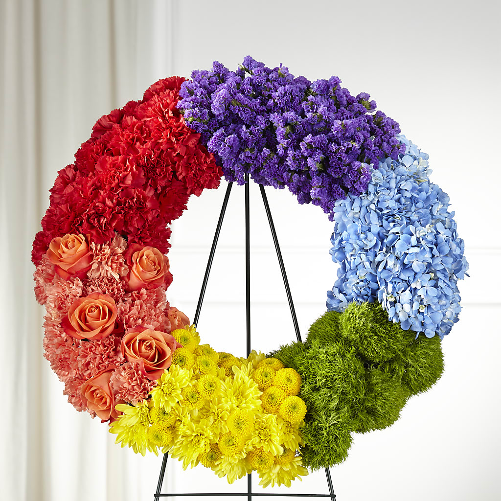 Circle of Love Wreath – CARMIN'S FLOWER SHOP, Laredo TX