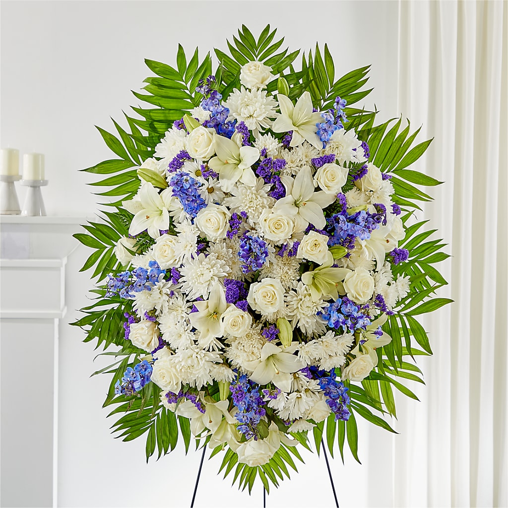 At Rest Standing Spray – CARMIN'S FLOWER SHOP, Laredo TX