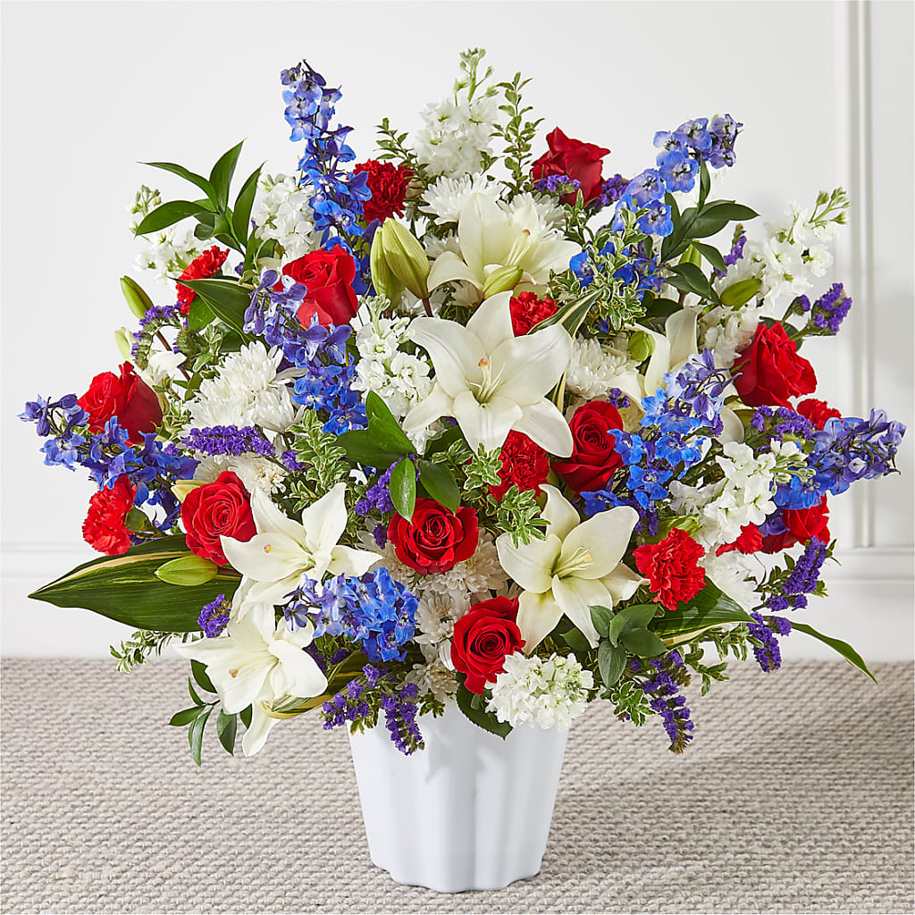 Consoled Floor Basket – CARMIN'S FLOWER SHOP, Laredo TX
