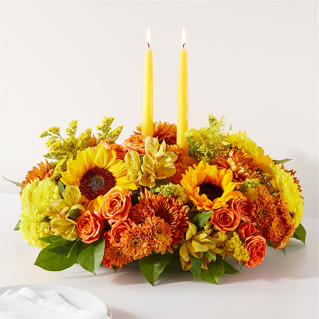 Autumn Harmony Centerpiece – CARMIN'S FLOWER SHOP, Laredo TX