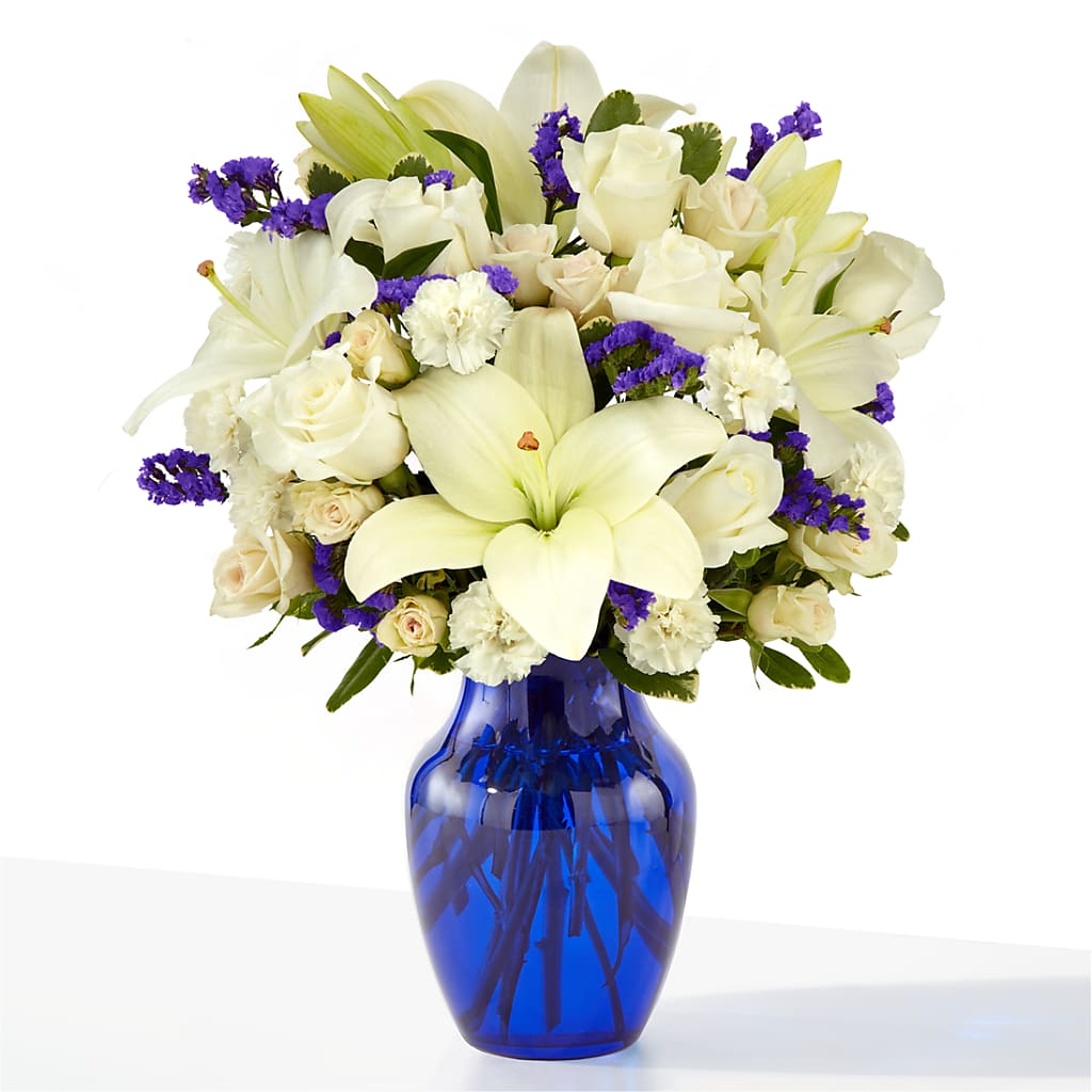 Sapphire Rush Bouquet – CARMIN'S FLOWER SHOP, Laredo TX