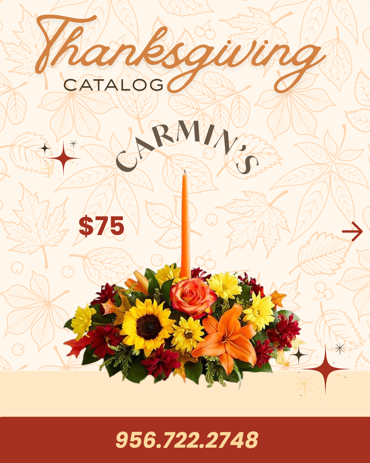 Warm gathering – CARMIN'S FLOWER SHOP, Laredo TX