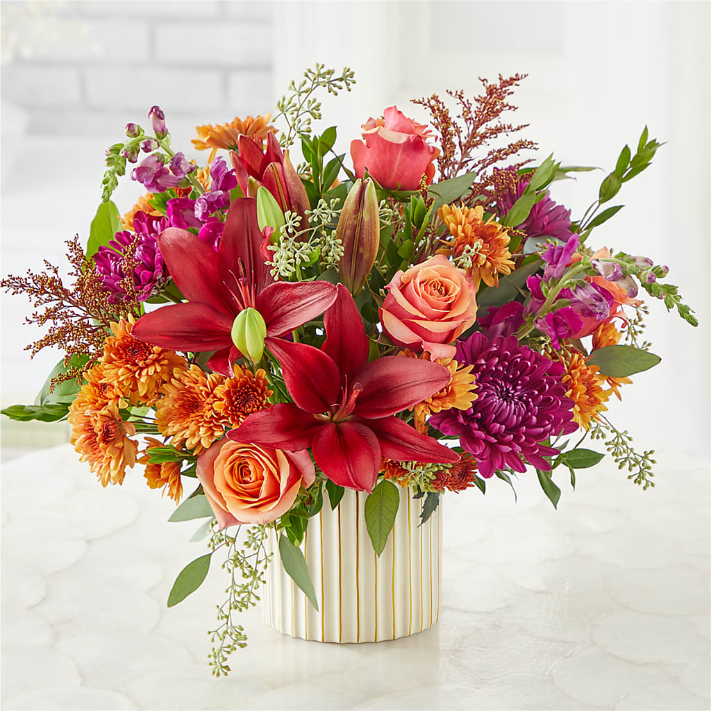 Burgundy Landscape Bouquet – CARMIN'S FLOWER SHOP, Laredo TX