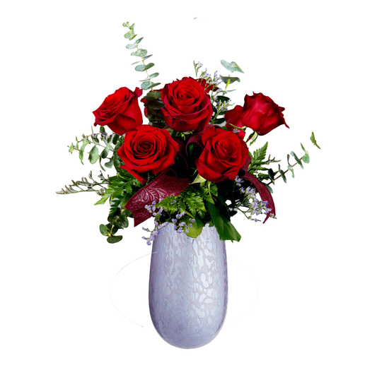 1/2 Dozen Ruby Bouquet