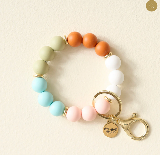 Happy Place Hands-Free Keychain Wristlet