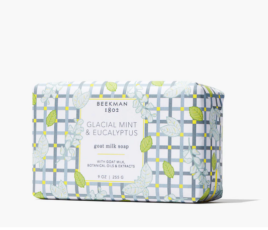 Glacial Mint & Eucalyptus Goat Milk Soap - Beekman 1802