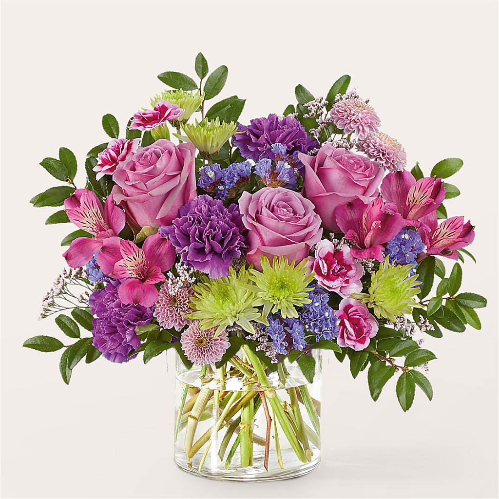 Glass Half Full Bouquet – CARMIN'S FLOWER SHOP, Laredo TX