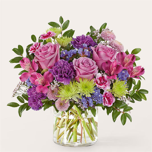 Glass Half Full Bouquet – CARMIN'S FLOWER SHOP, Laredo TX