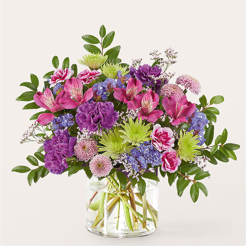 Glass Half Full Bouquet – CARMIN'S FLOWER SHOP, Laredo TX