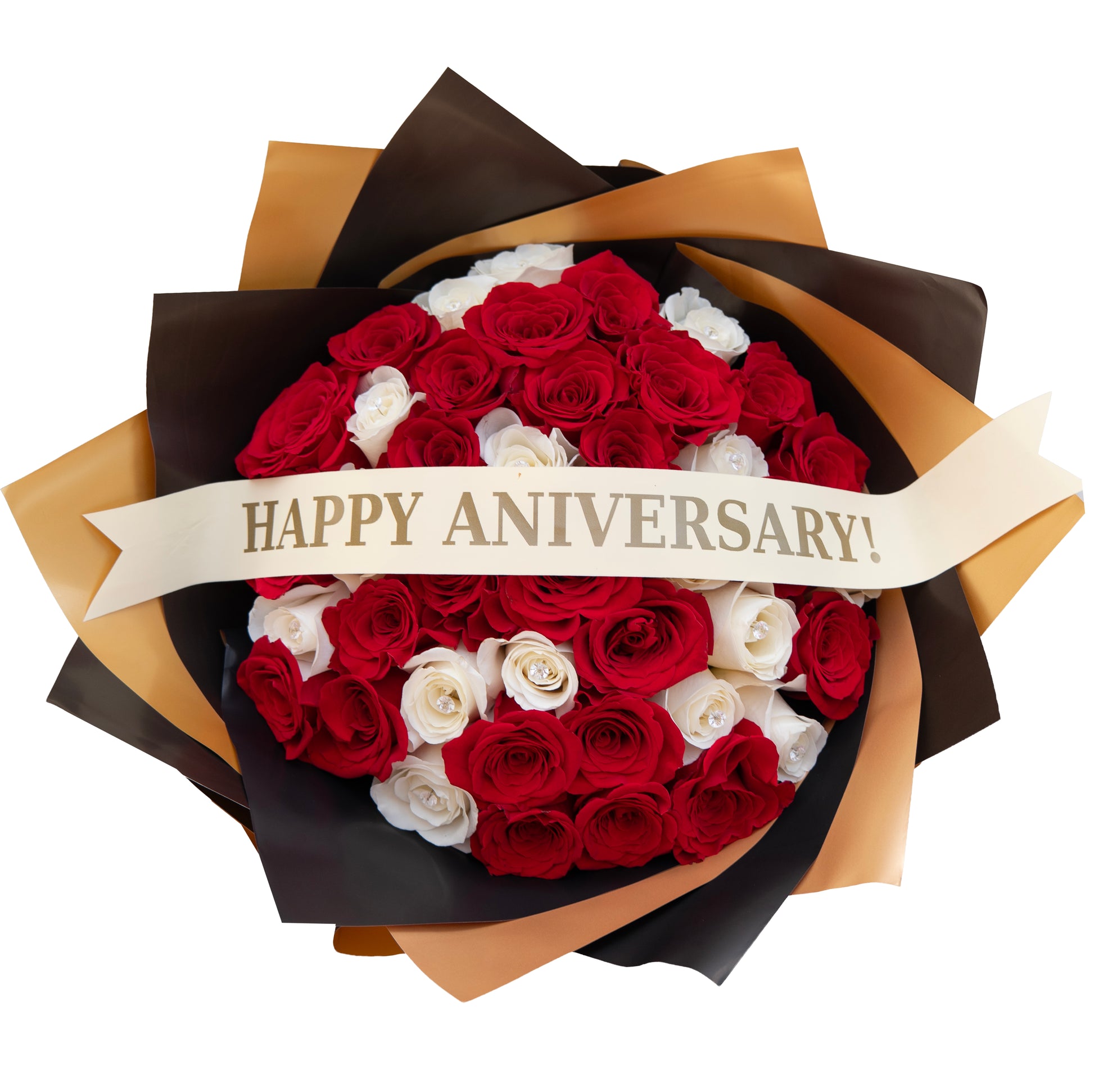 40 Red Rose Hand-held Bouquet – CARMIN'S FLOWER SHOP, Laredo TX