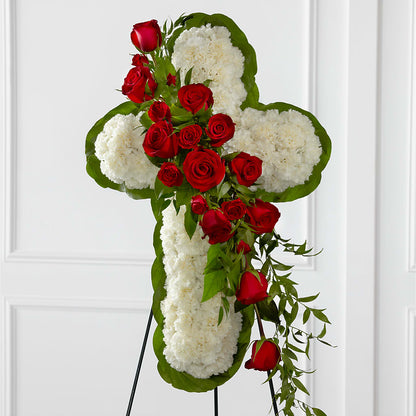 Floral Cross Easel – CARMIN'S FLOWER SHOP, Laredo TX
