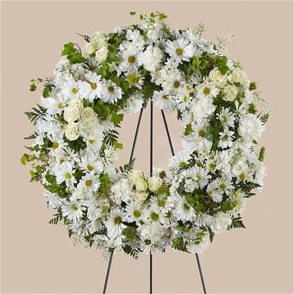 Faithful Wishes Wreath – CARMIN'S FLOWER SHOP, Laredo TX