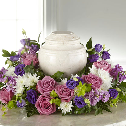 Blooming Sympathy Cremation Adornment – CARMIN'S FLOWER SHOP, Laredo TX