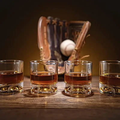 Baseball Whiskey Glasses