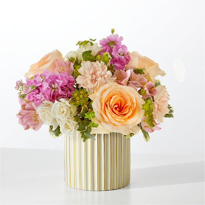 Paradise Bouquet with Ivory Vase – CARMIN'S FLOWER SHOP, Laredo TX