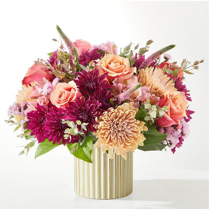 Berry Cobbler Bouquet with Ivory Vase – CARMIN'S FLOWER SHOP, Laredo TX